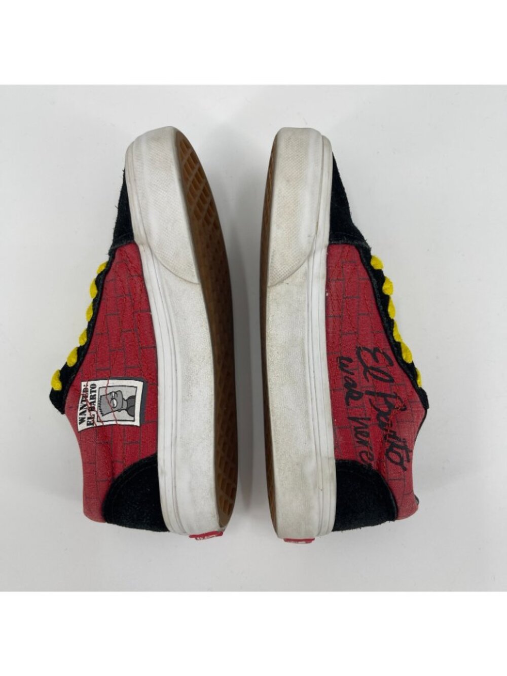 Vans The Simpsons El Barto Kids Size 12.5 Old Skool Bart Low Top Skate - Picture 4 of 11